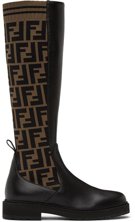 fendi rockoko boots tall|fendi rockoko boots sale.